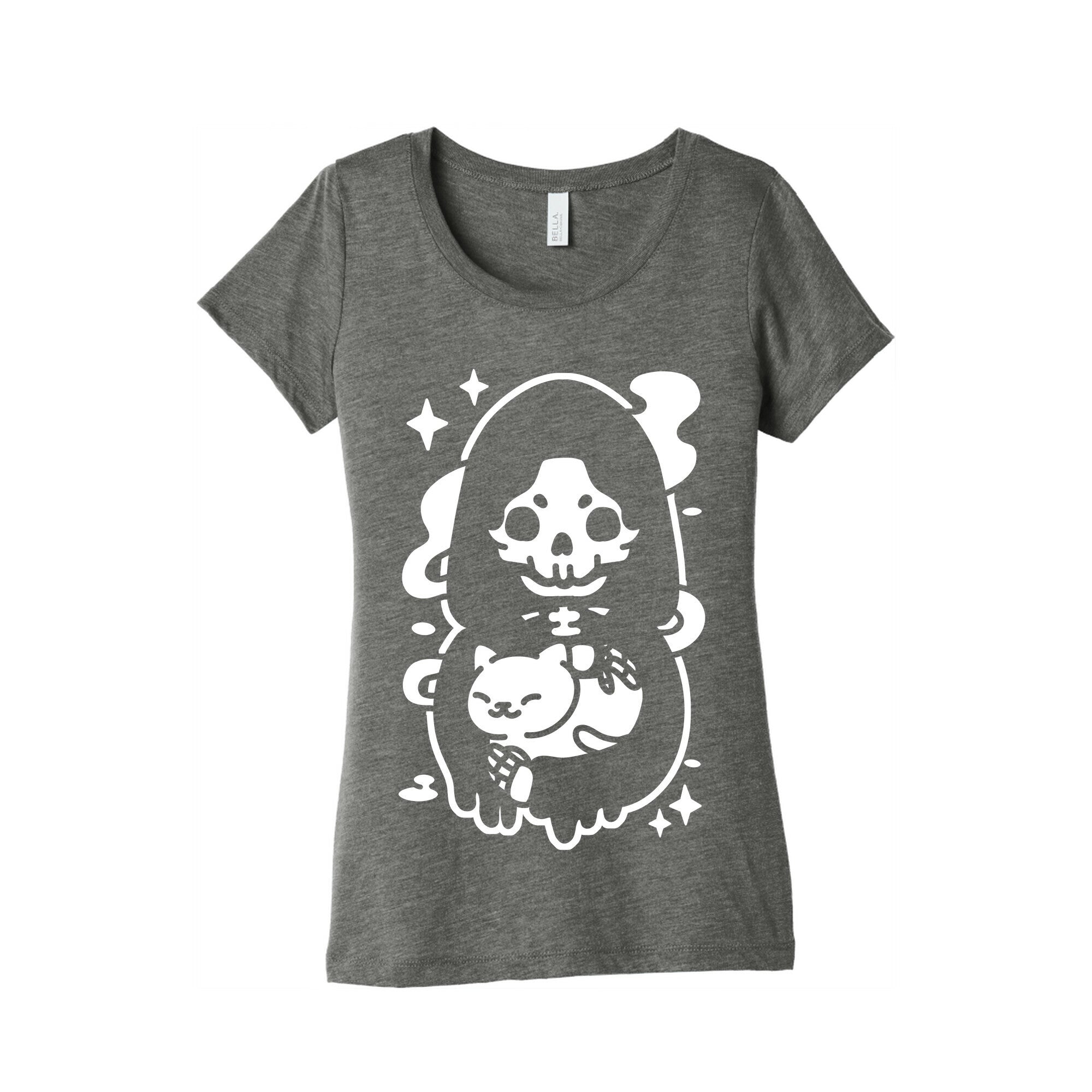Death and Kitty Women's Triblend Tee