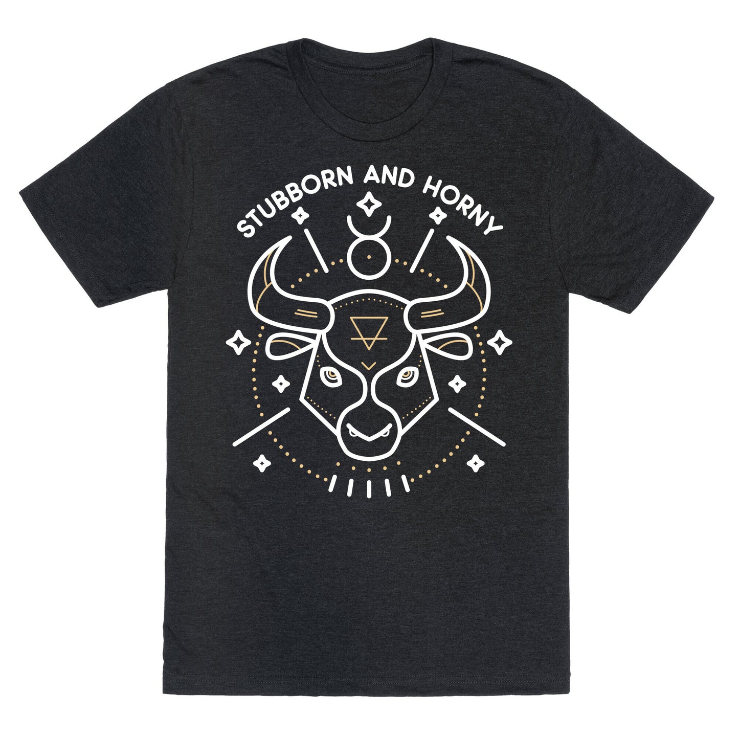 Stubborn and Horny Taurus Bull  Unisex Triblend Tee
