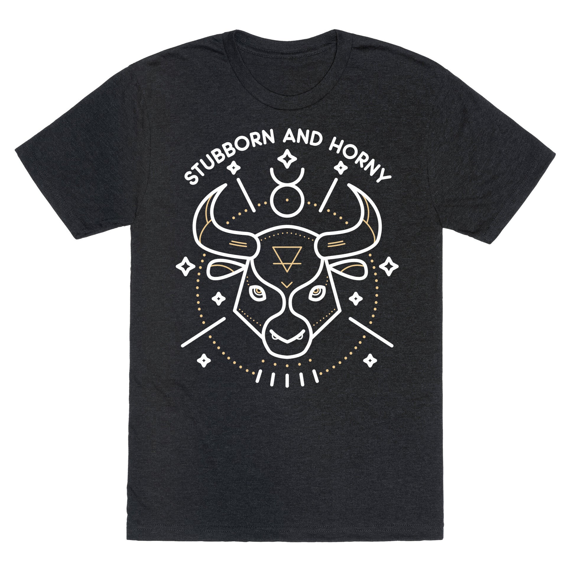 Stubborn and Horny Taurus Bull  Unisex Triblend Tee