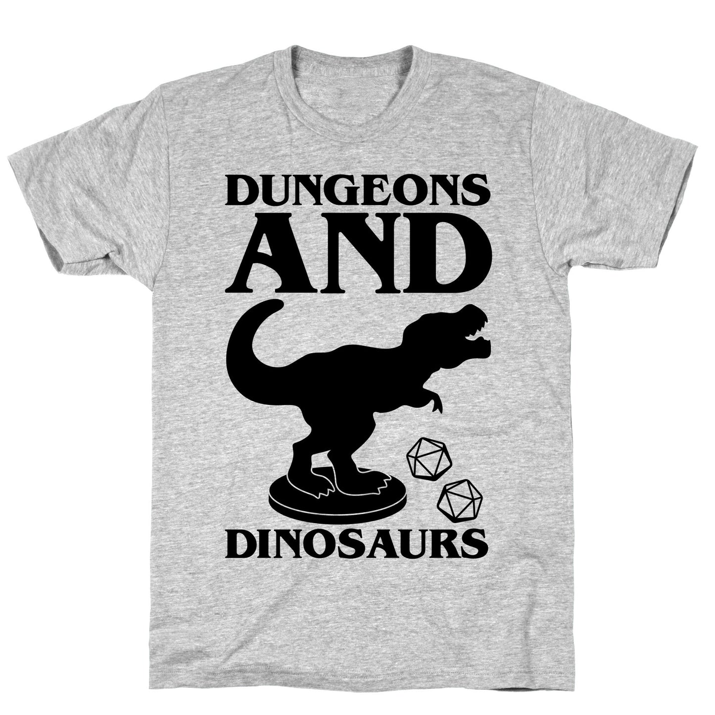 Dungeons and Dinosaurs Parody T-Shirt