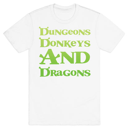 Dungeons, Donkeys and Dragons T-Shirt