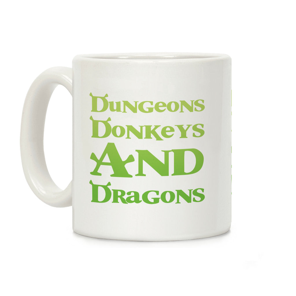 Dungeons, Donkeys and Dragons Coffee Mug