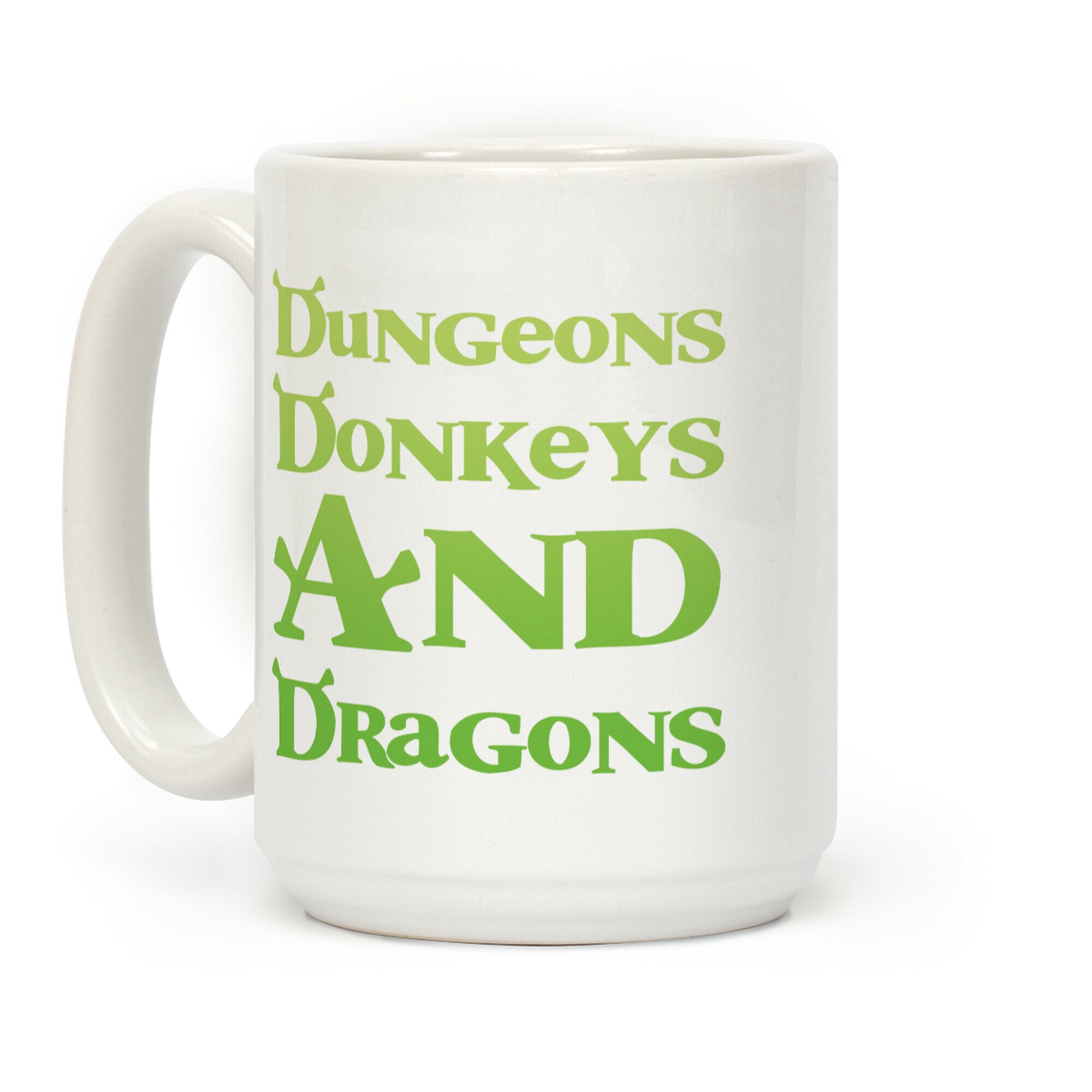 Dungeons, Donkeys and Dragons Coffee Mug
