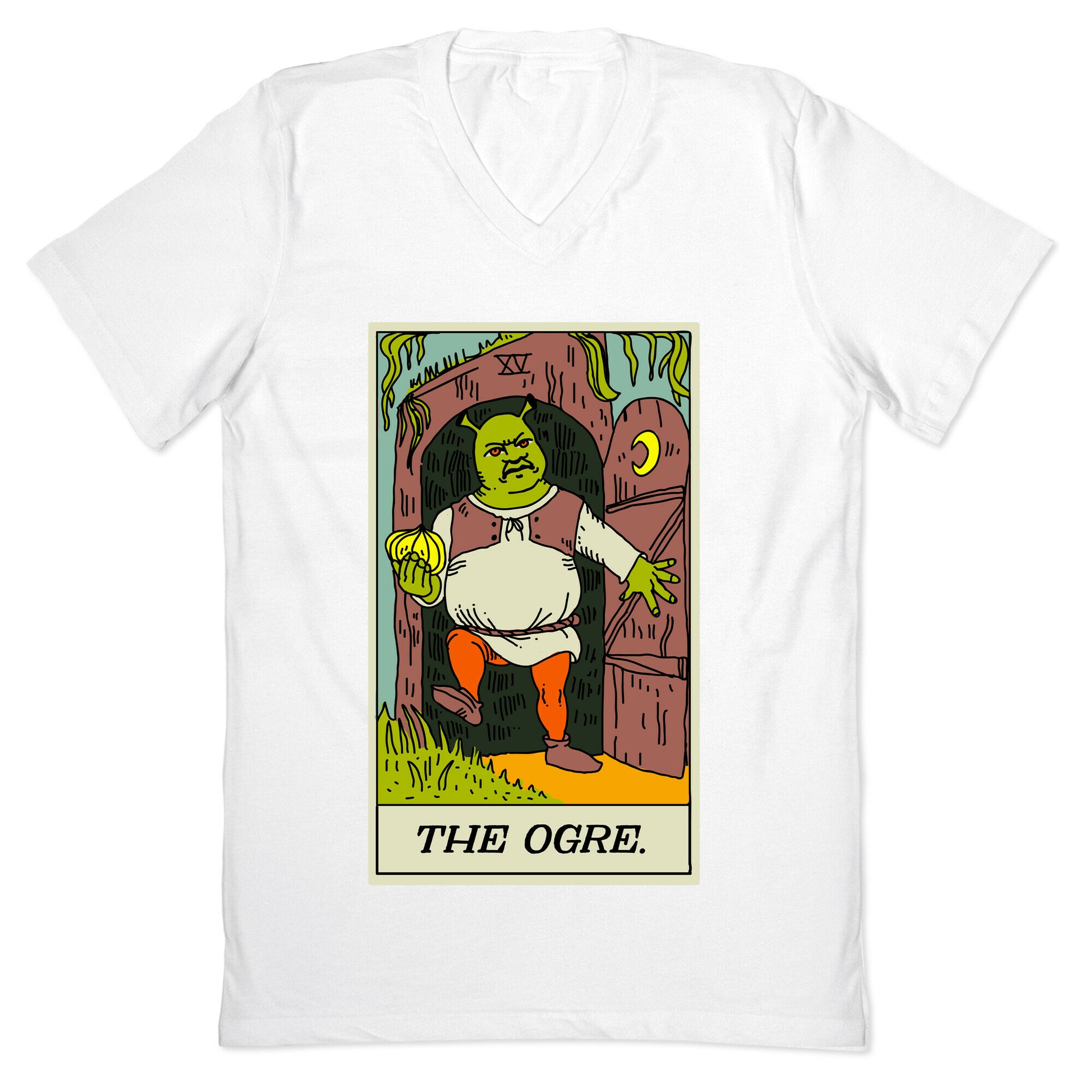 The Ogre Tarot Card V-Neck