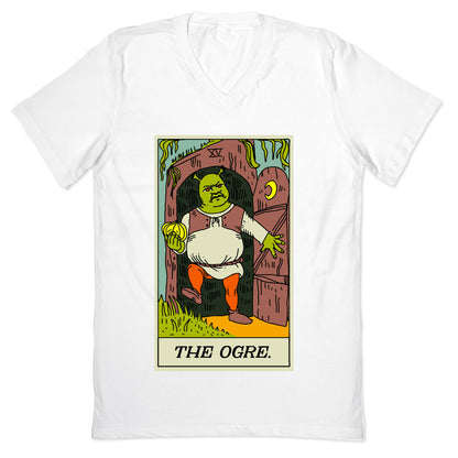 The Ogre Tarot Card V-Neck