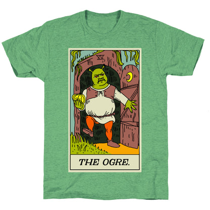 The Ogre Tarot Card Unisex Triblend Tee