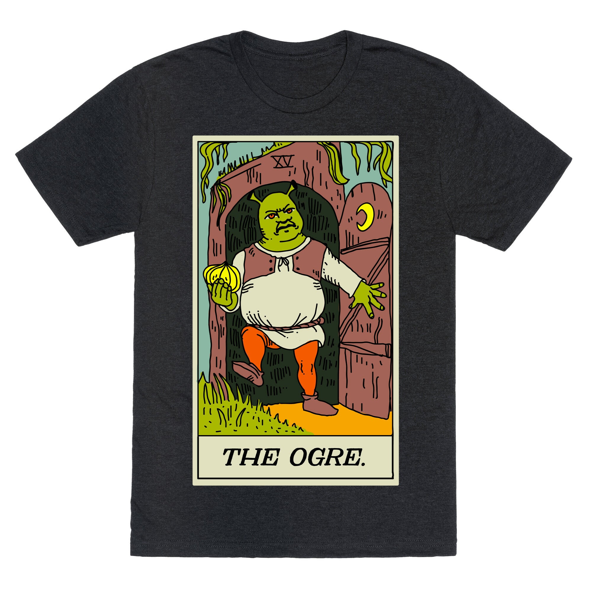 The Ogre Tarot Card Unisex Triblend Tee
