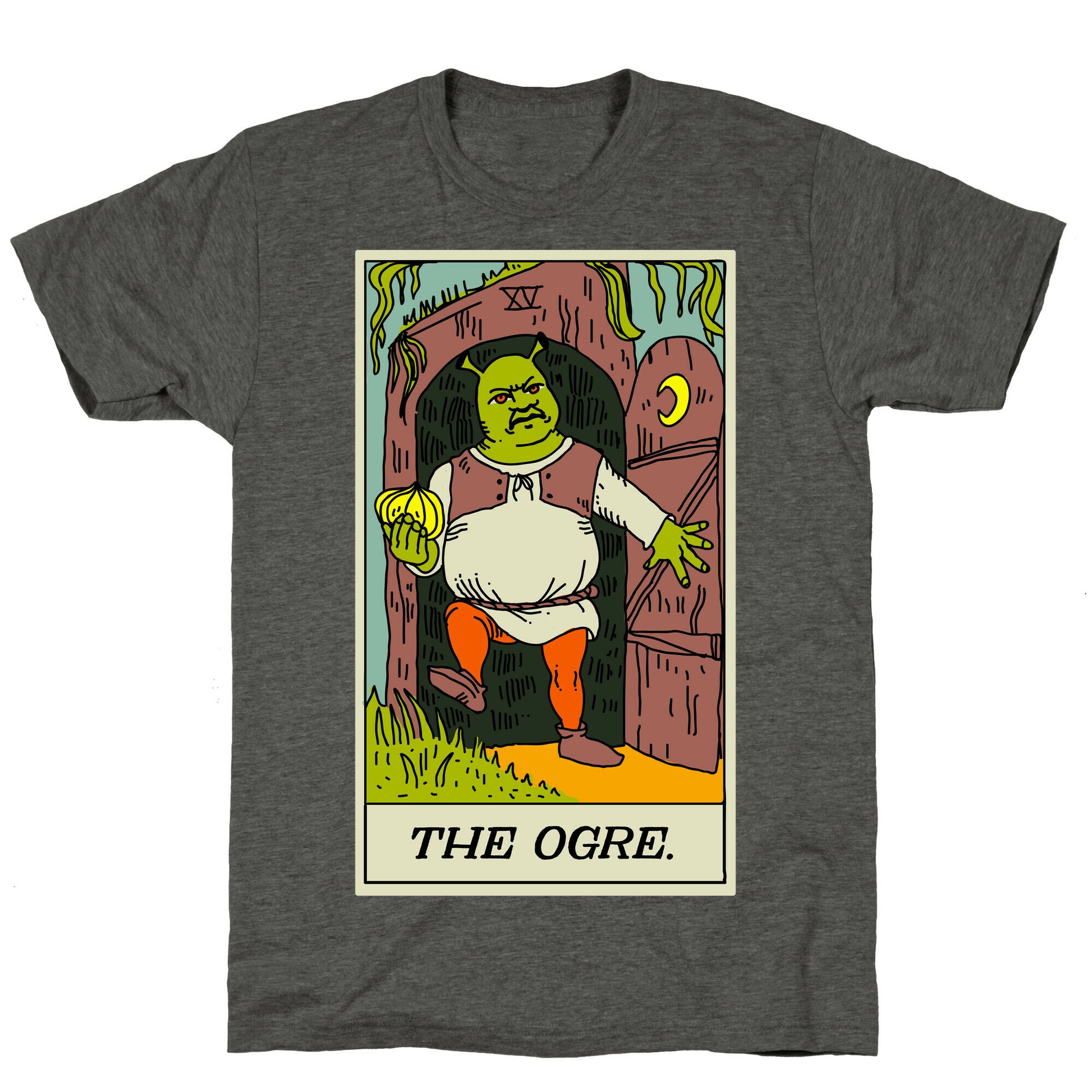 The Ogre Tarot Card Unisex Triblend Tee