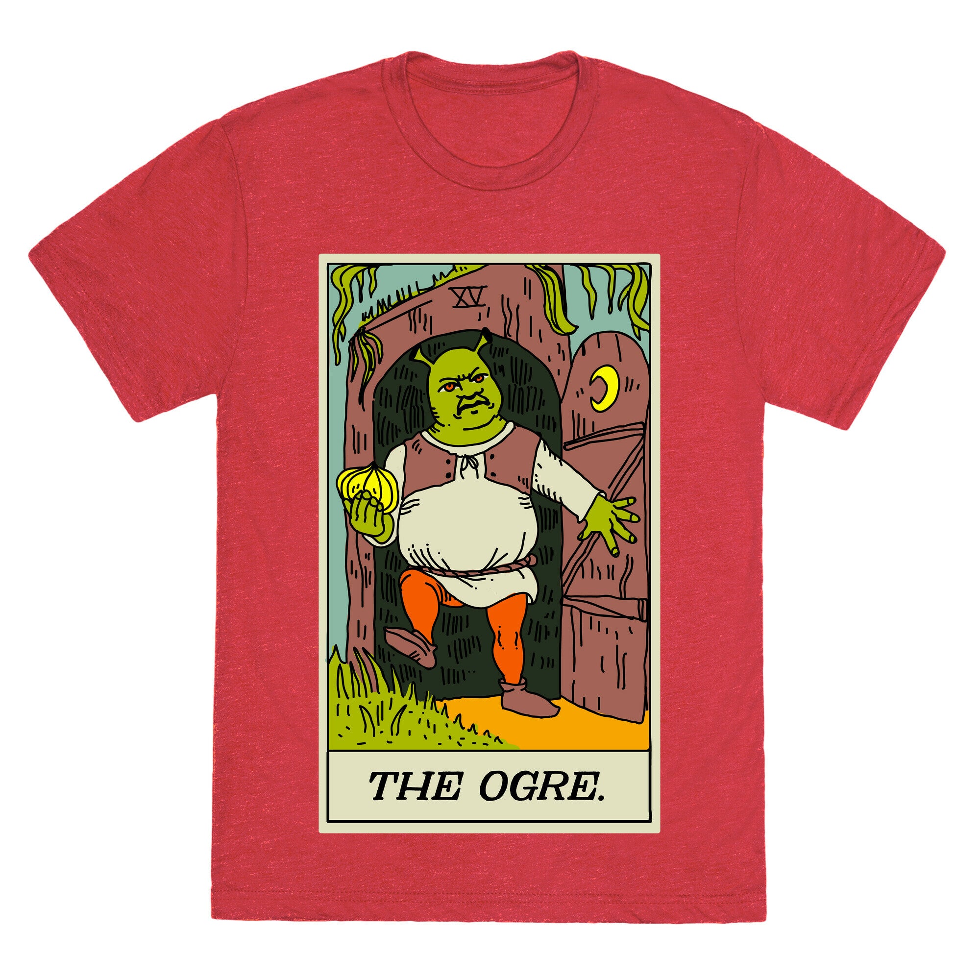 The Ogre Tarot Card Unisex Triblend Tee