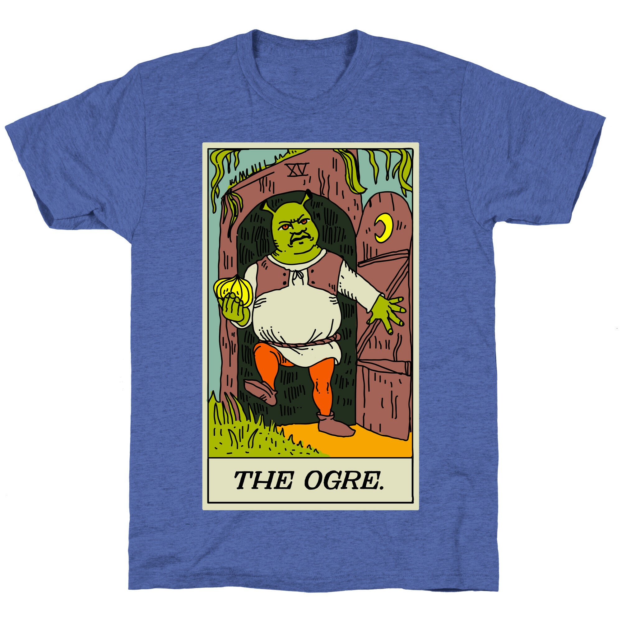 The Ogre Tarot Card Unisex Triblend Tee