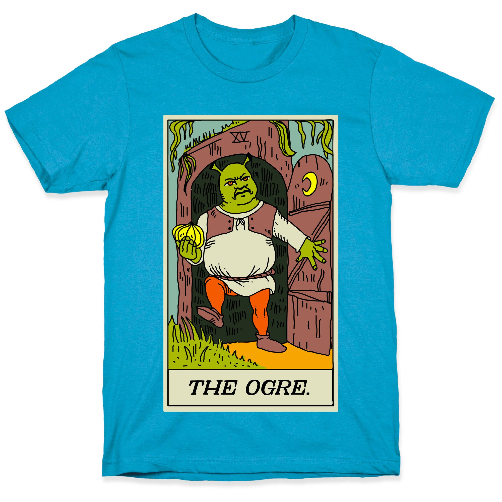 The Ogre Tarot Card Unisex Triblend Tee