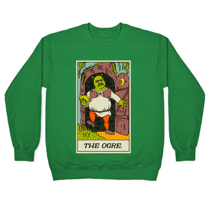 The Ogre Tarot Card Crewneck Sweatshirt