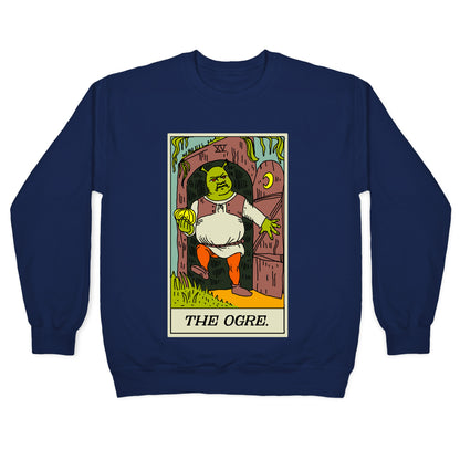 The Ogre Tarot Card Crewneck Sweatshirt
