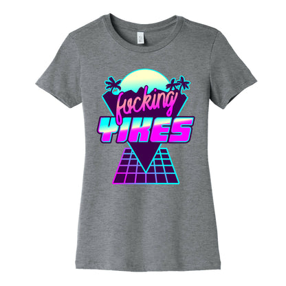 Fucking YIKES Retro Wave Women's Cotton Tee