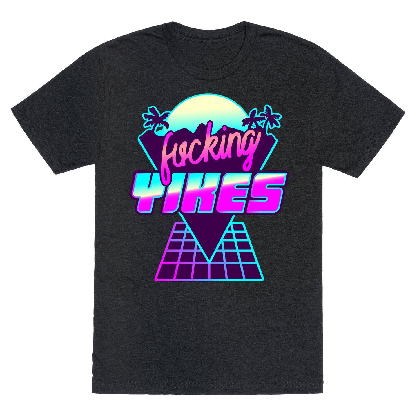 Fucking YIKES Retro Wave Unisex Triblend Tee