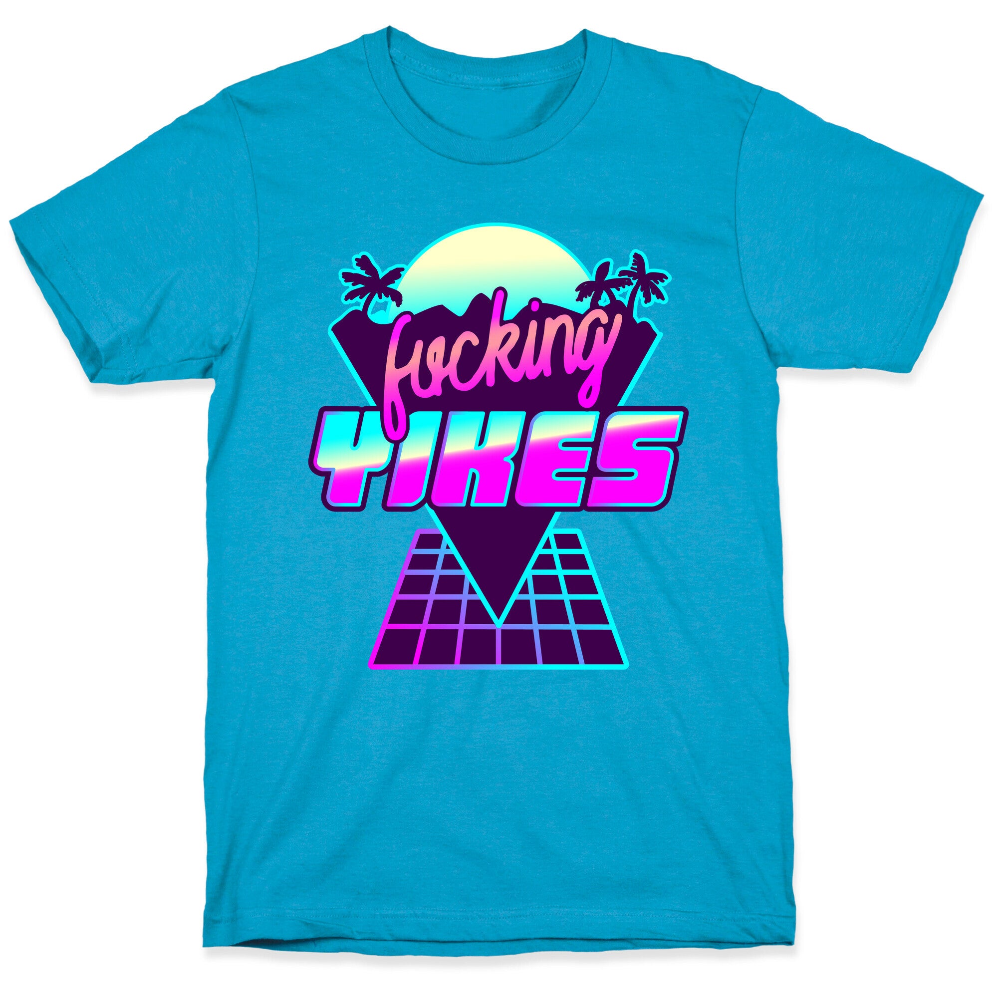 Fucking YIKES Retro Wave Unisex Triblend Tee
