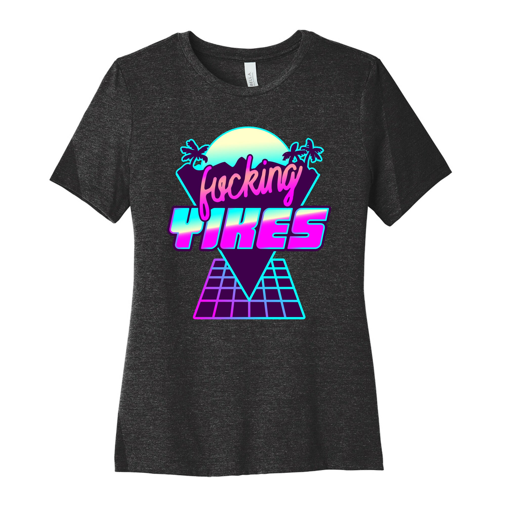 Fucking YIKES Retro Wave Women's Cotton Tee