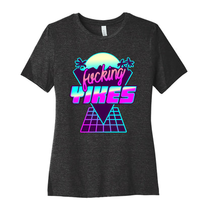 Fucking YIKES Retro Wave Women's Cotton Tee
