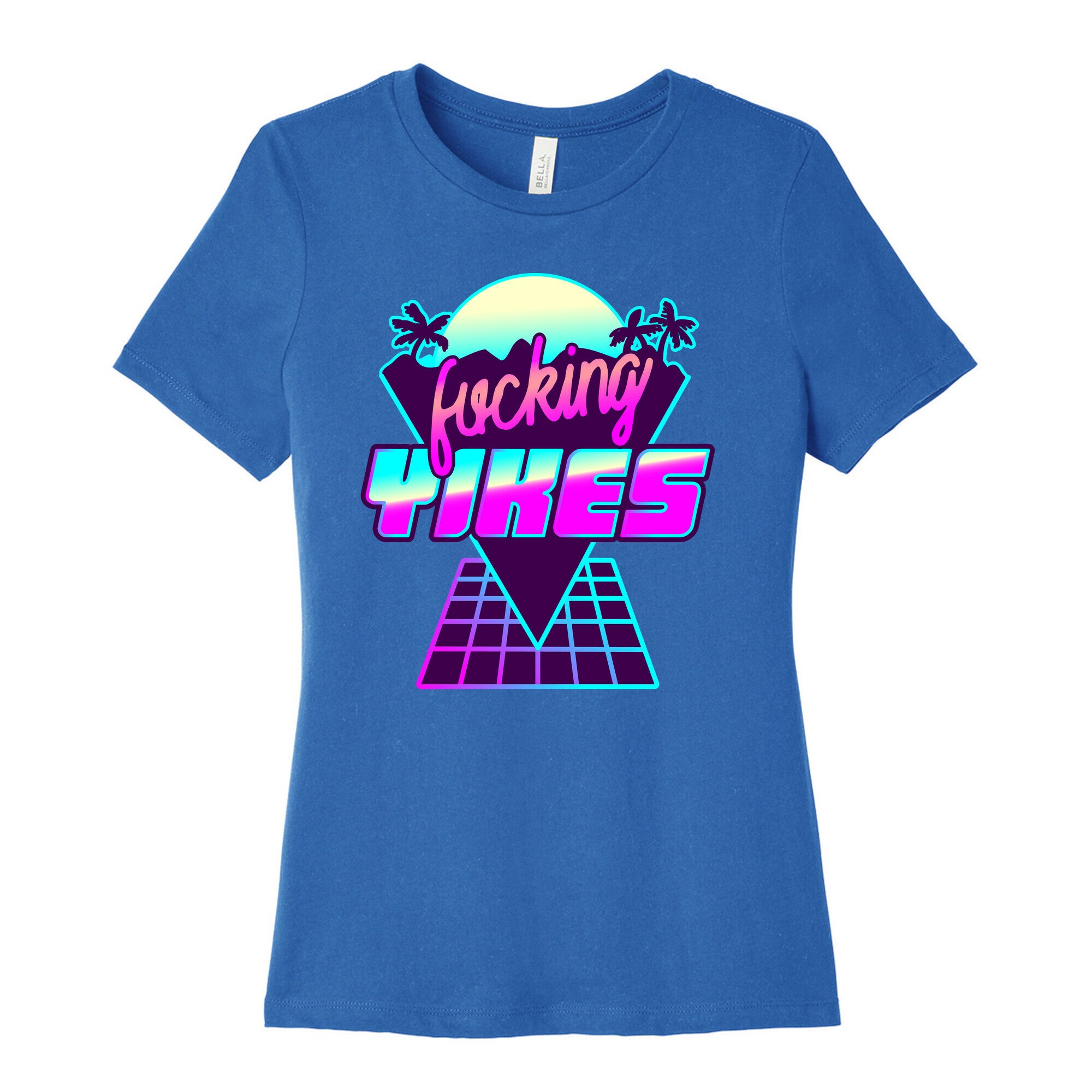 Fucking YIKES Retro Wave Women's Cotton Tee
