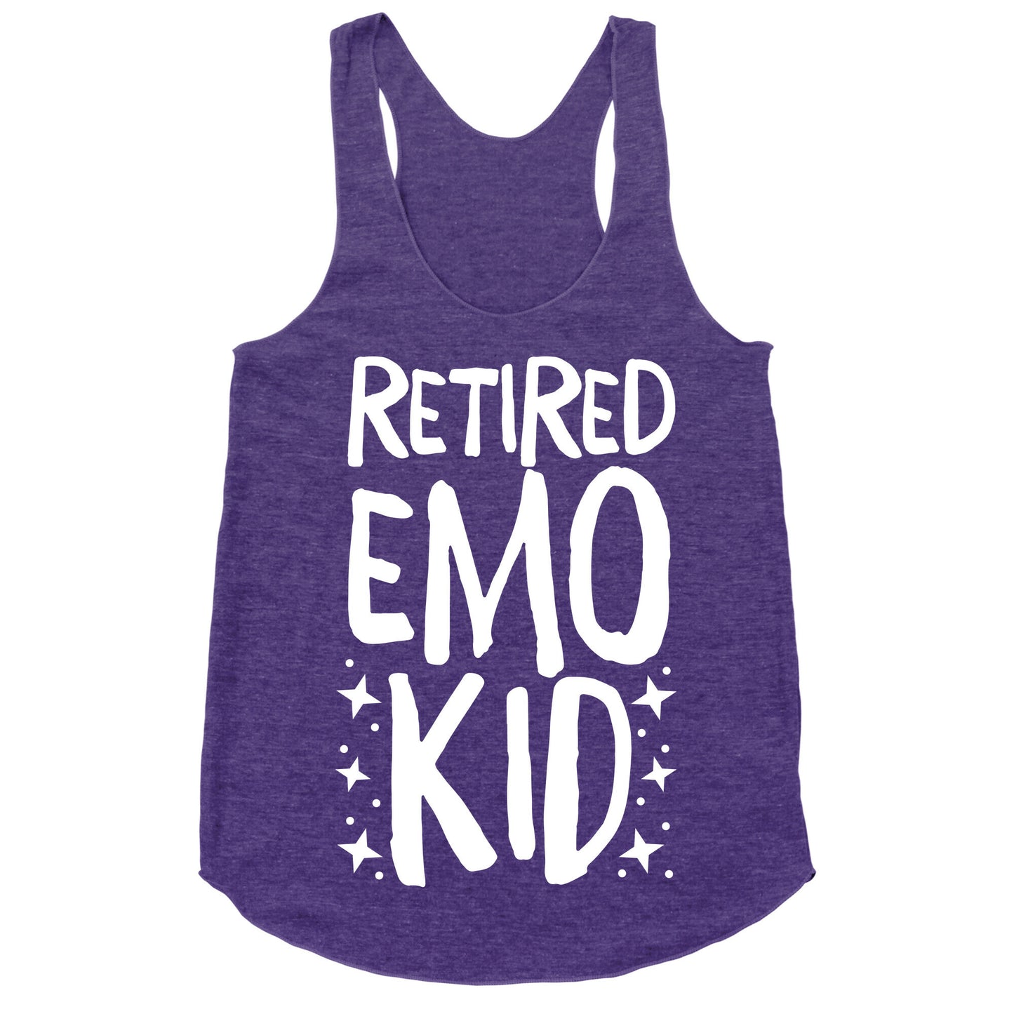 Retired Emo Kid  Racerback Tank
