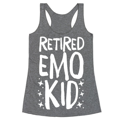 Retired Emo Kid  Racerback Tank