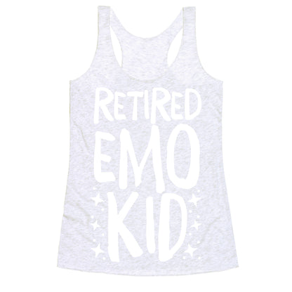 Retired Emo Kid  Racerback Tank