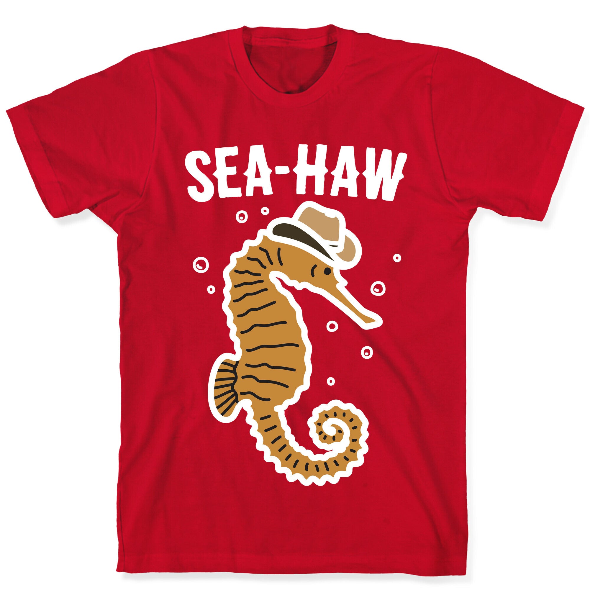 Sea Haw Seahorse Cowboy T-Shirt