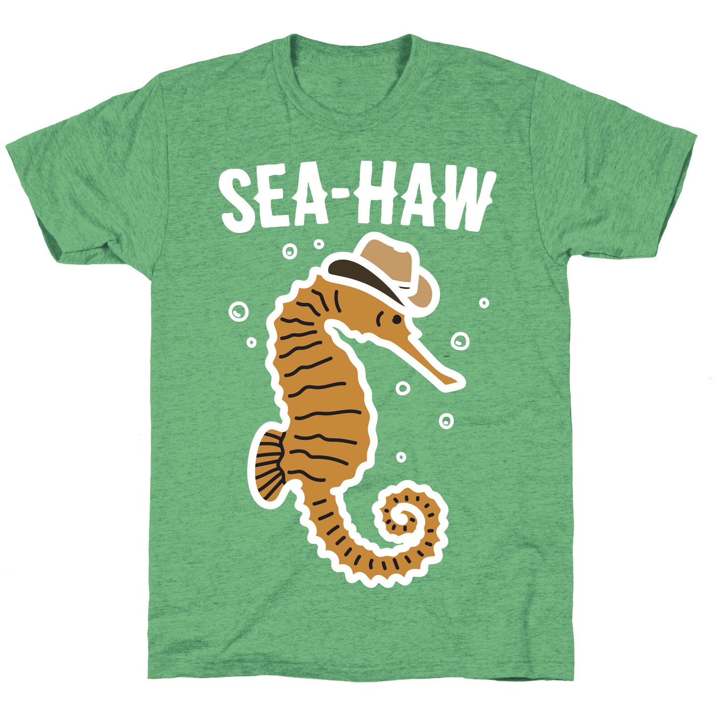 Sea Haw Seahorse Cowboy Unisex Triblend Tee