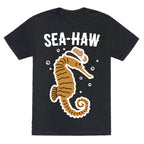 Sea Haw Seahorse Cowboy Unisex Triblend Tee