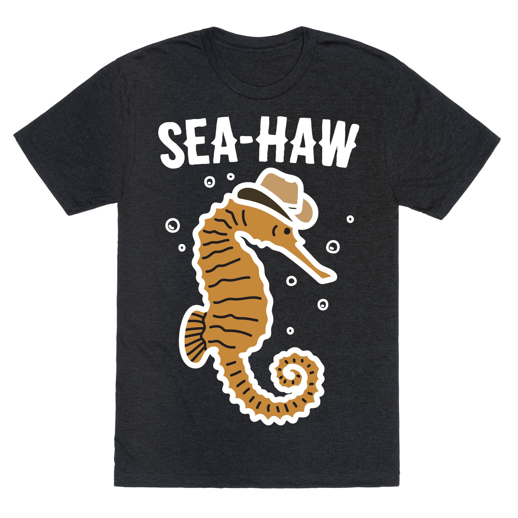 Sea Haw Seahorse Cowboy Unisex Triblend Tee