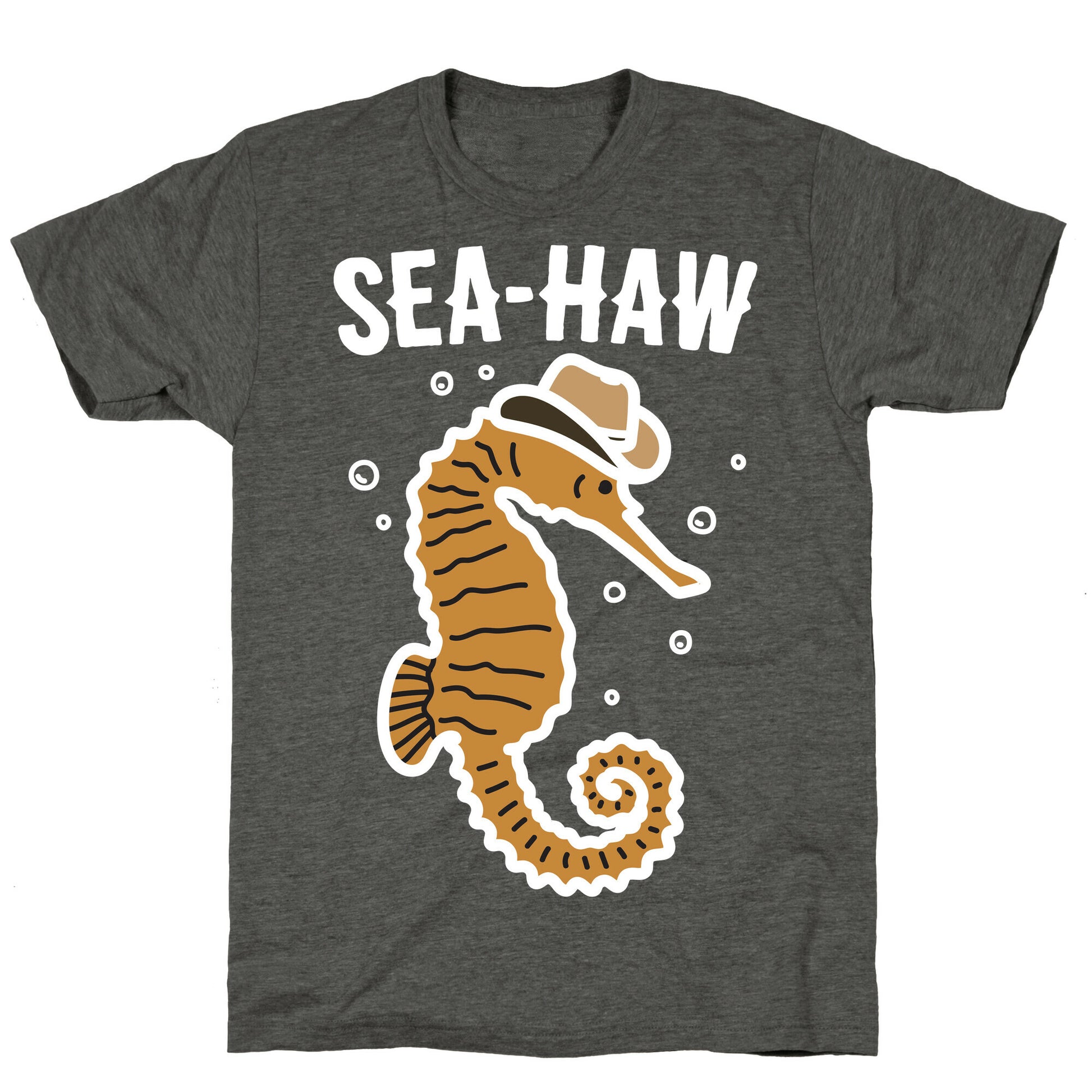 Sea Haw Seahorse Cowboy Unisex Triblend Tee