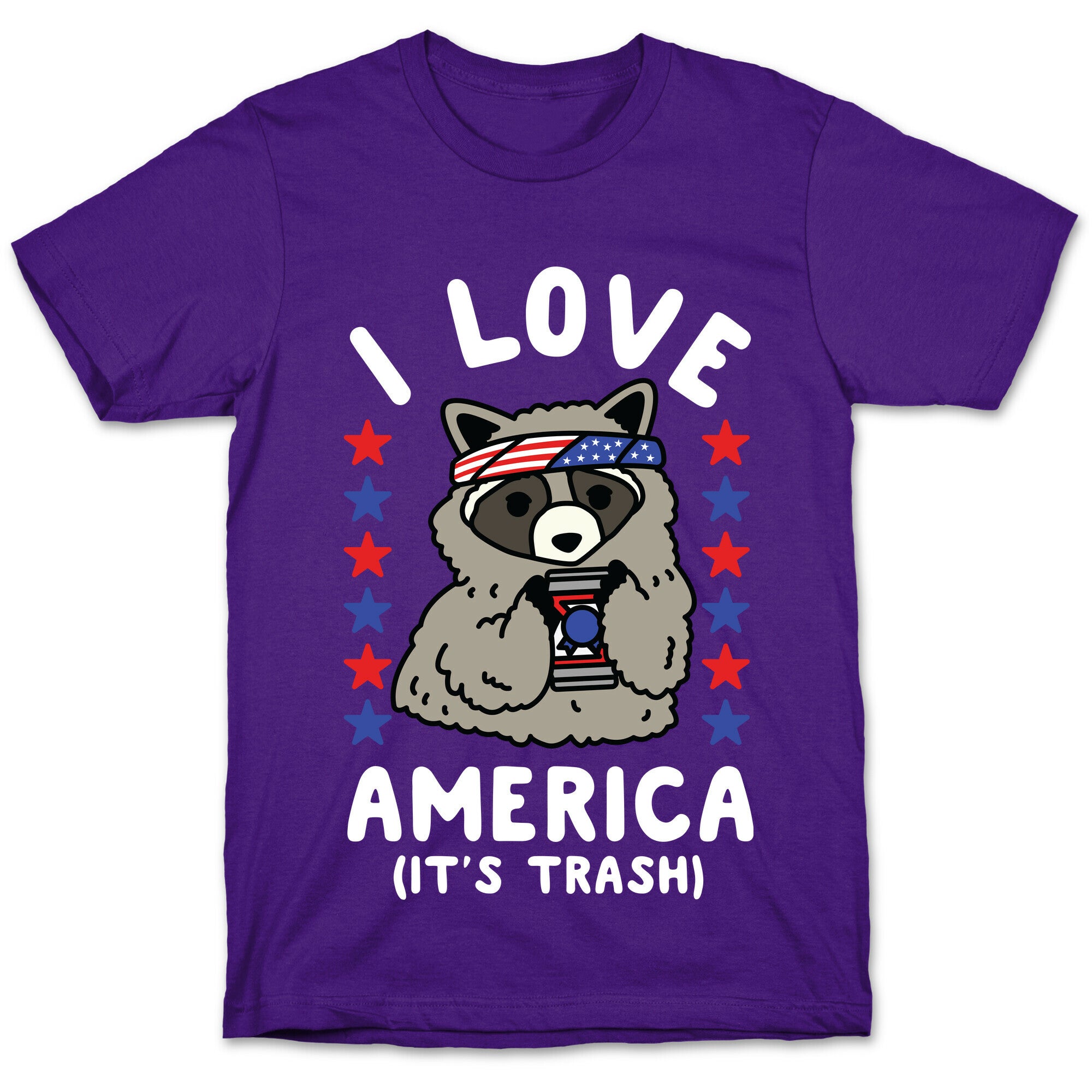 I Love America It's Trash Racoon T-Shirt