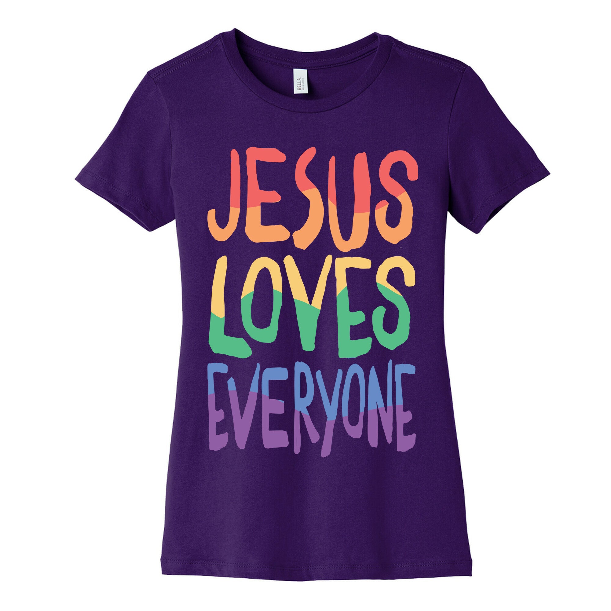 Jesus Loves Everyone Women's Cotton Tee
