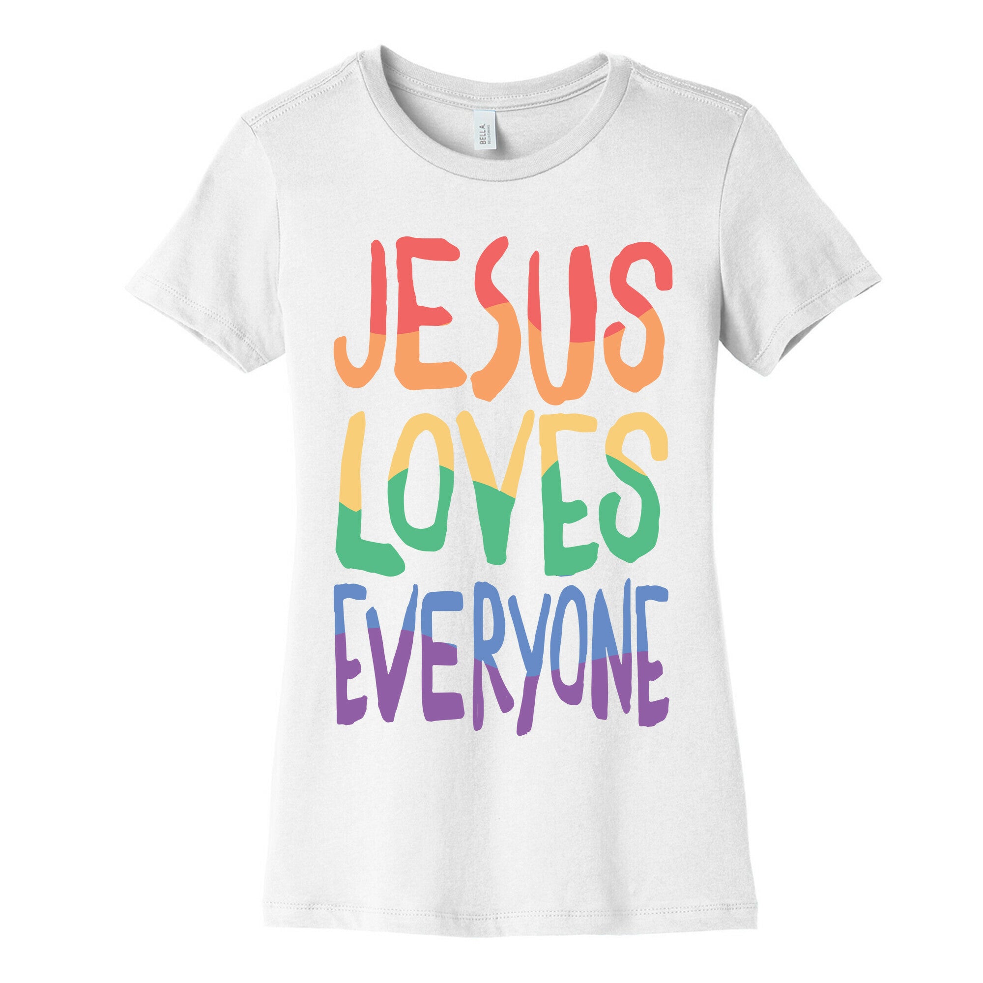 Jesus Loves Everyone Women's Cotton Tee