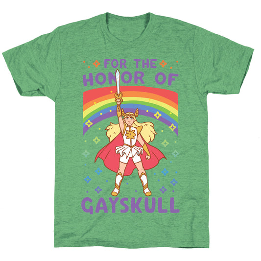 For the Honor of Gayskull Unisex Triblend Tee