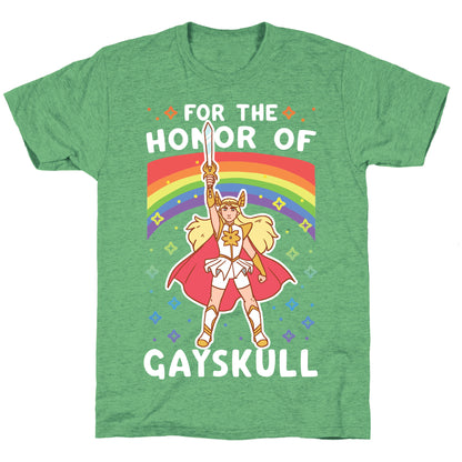 For the Honor of Gayskull Unisex Triblend Tee