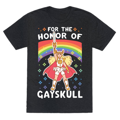 For the Honor of Gayskull Unisex Triblend Tee