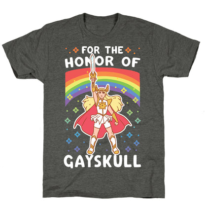 For the Honor of Gayskull Unisex Triblend Tee