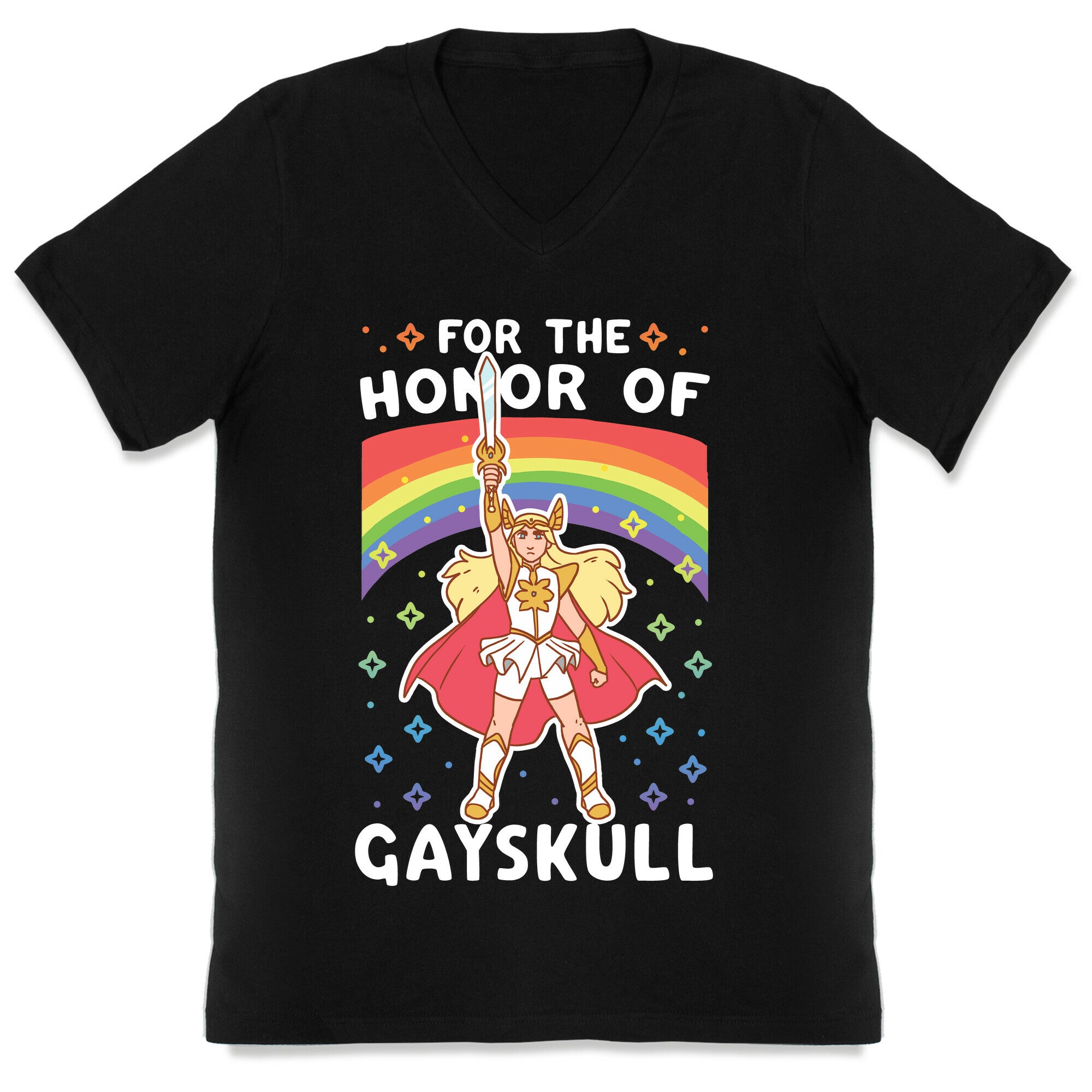 For the Honor of Gayskull V-Neck