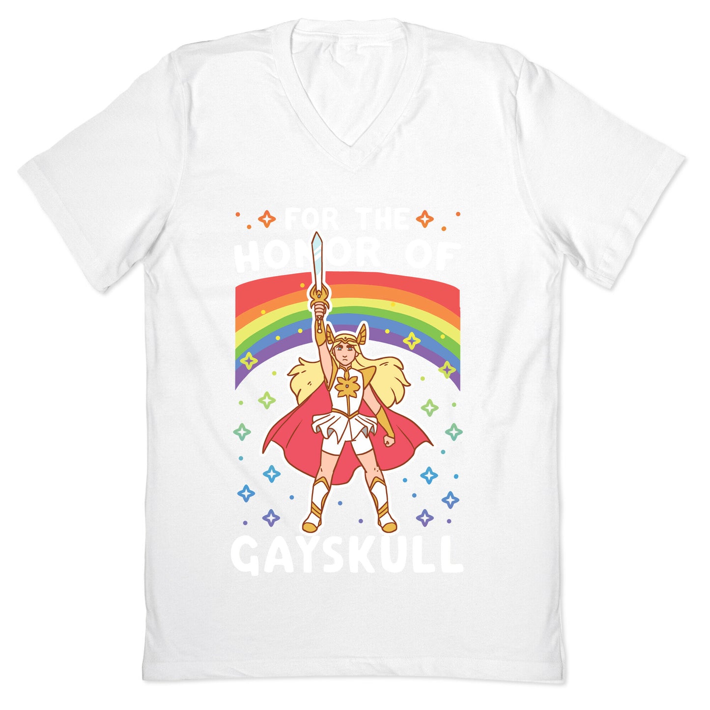 For the Honor of Gayskull V-Neck