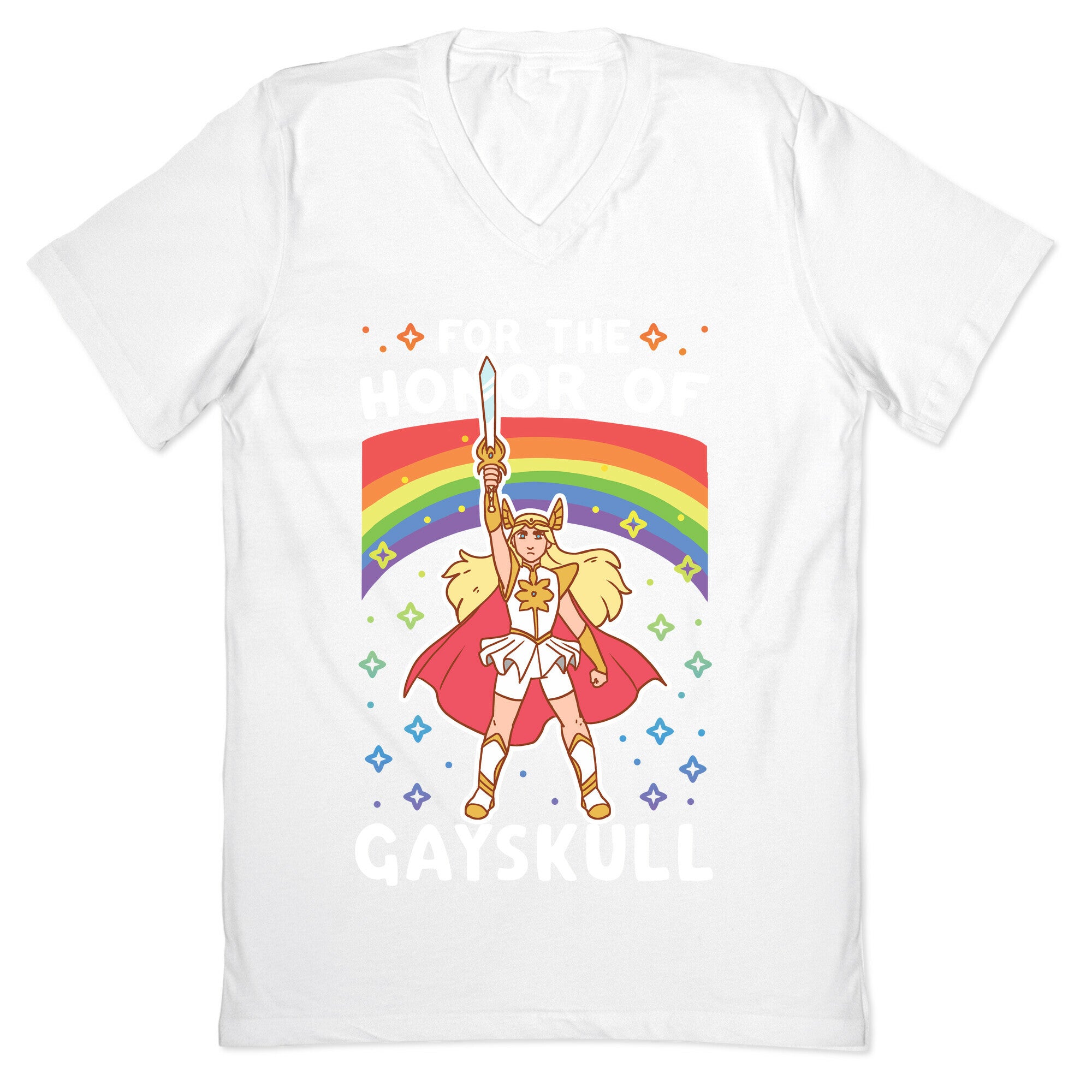 For the Honor of Gayskull V-Neck