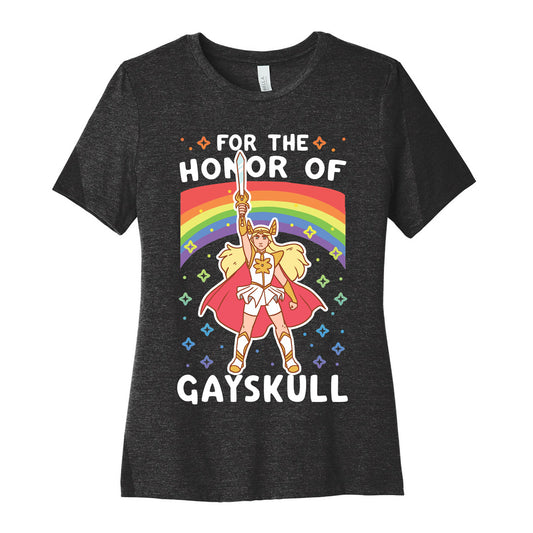 For the Honor of Gayskull Women's Cotton Tee