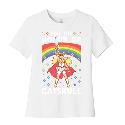 For the Honor of Gayskull Women's Cotton Tee