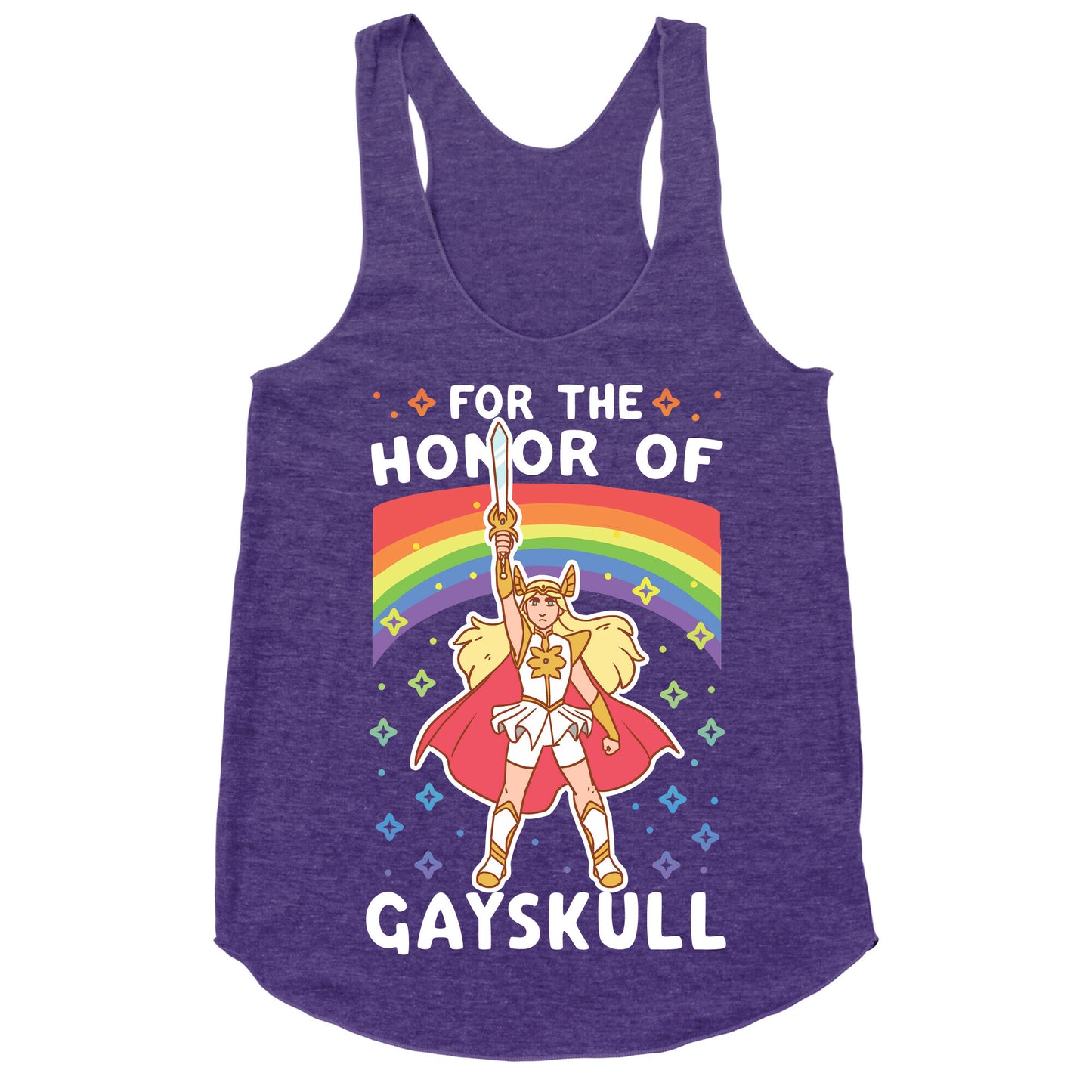 For the Honor of Gayskull Racerback Tank