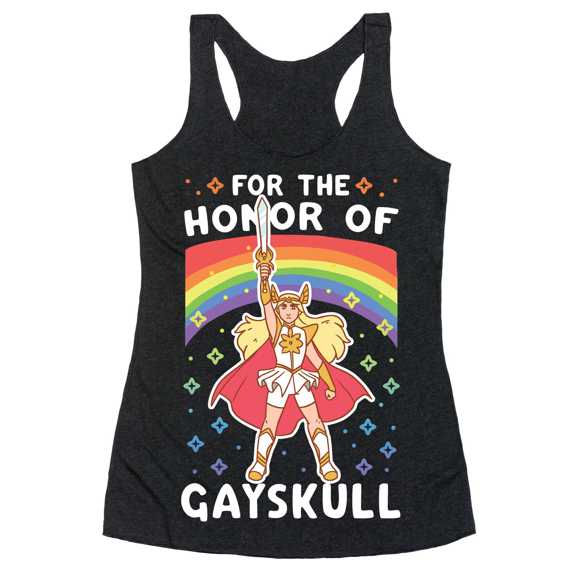 For the Honor of Gayskull Racerback Tank