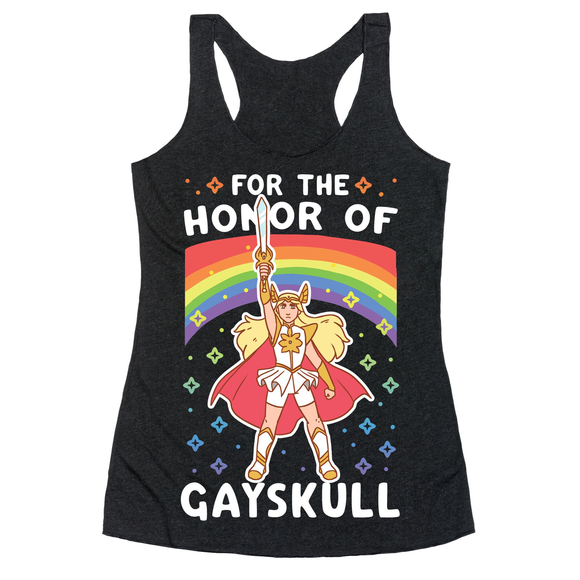 For the Honor of Gayskull Racerback Tank