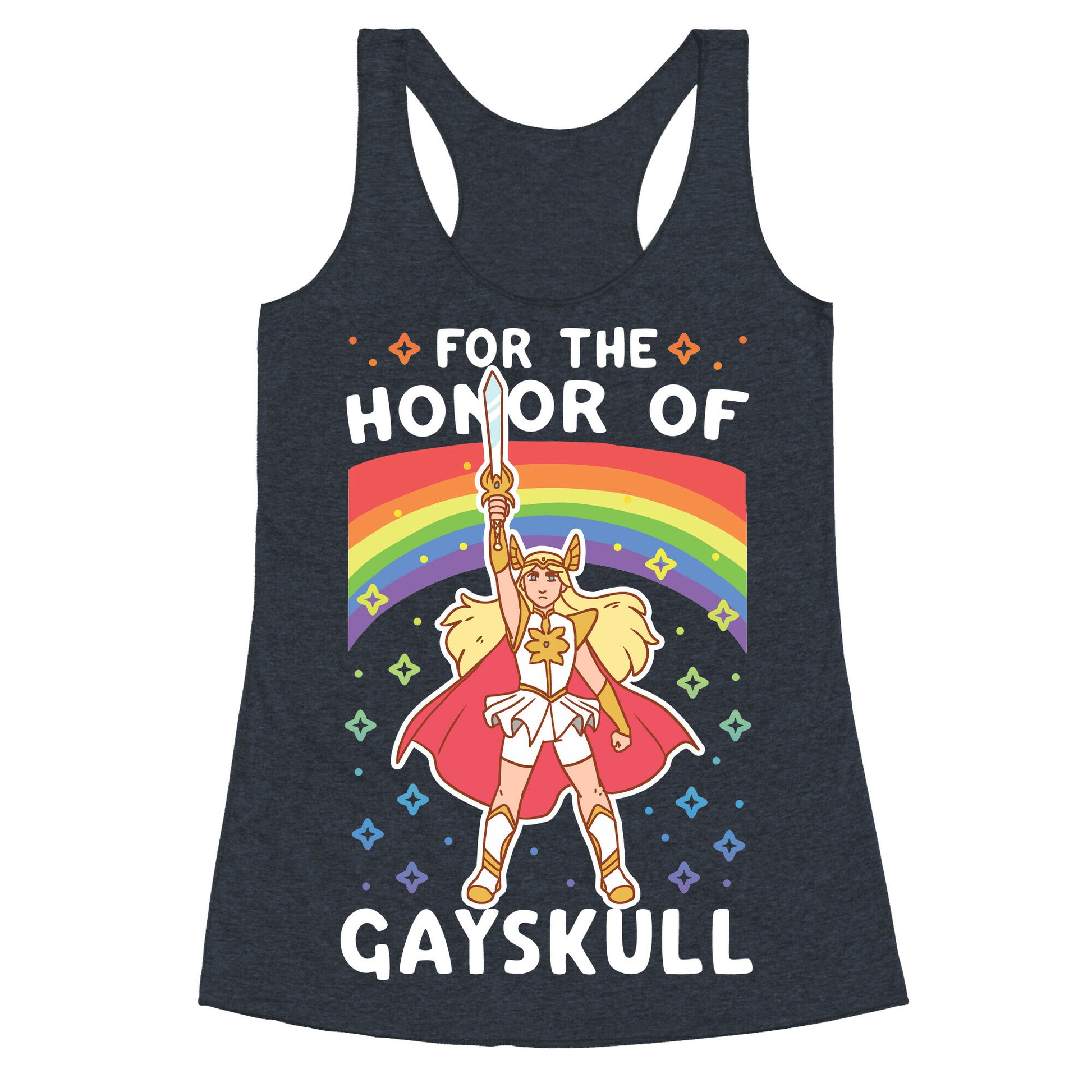 For the Honor of Gayskull Racerback Tank
