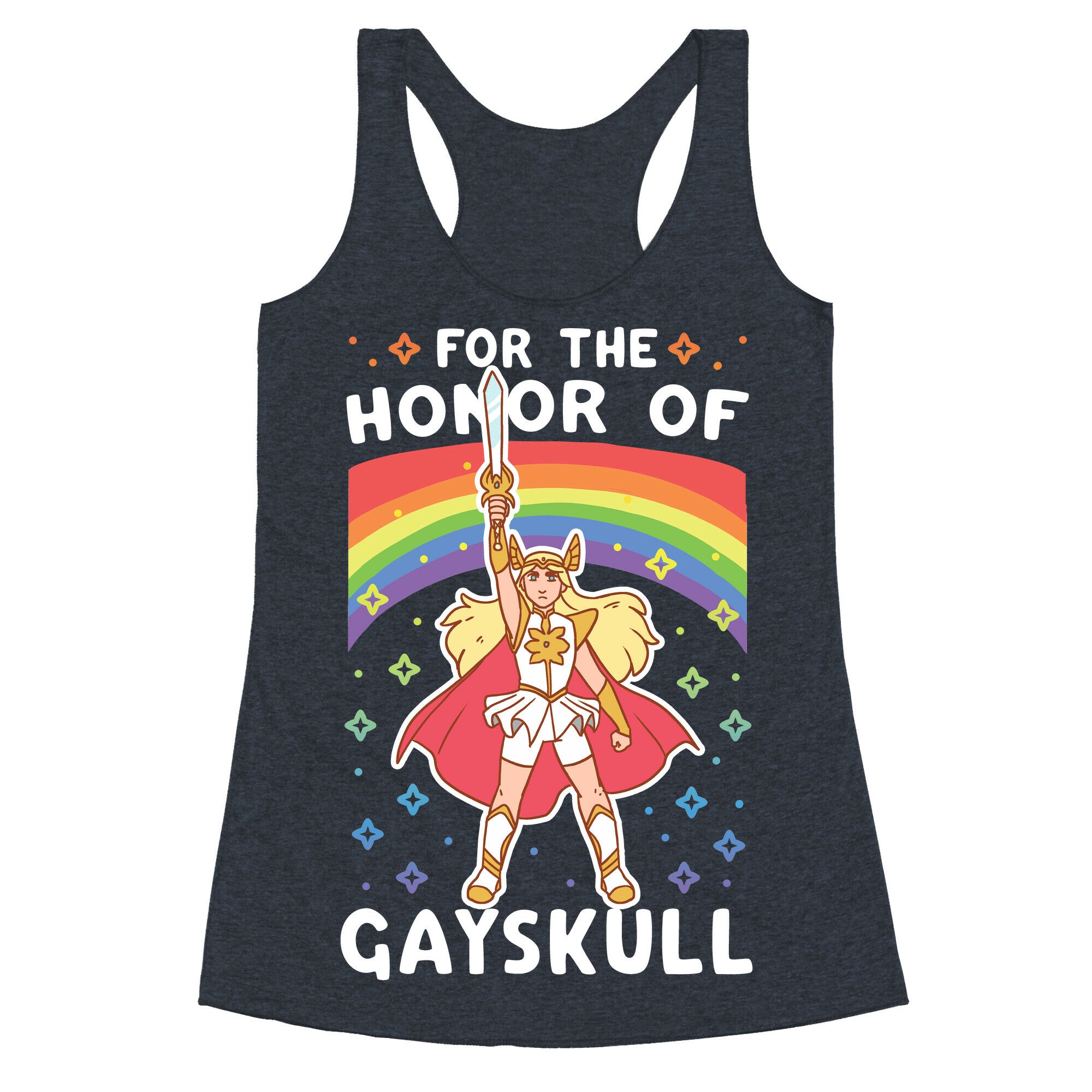 For the Honor of Gayskull Racerback Tank
