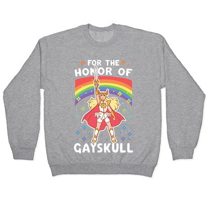 For the Honor of Gayskull Crewneck Sweatshirt