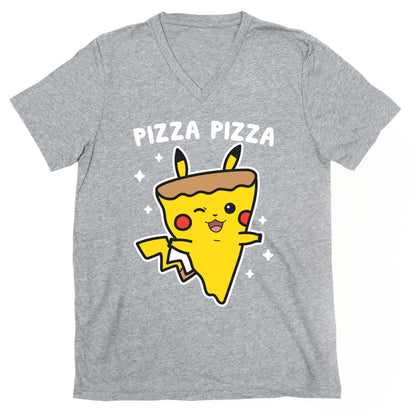 Pizza Pizza Pikachu Parody V-Neck